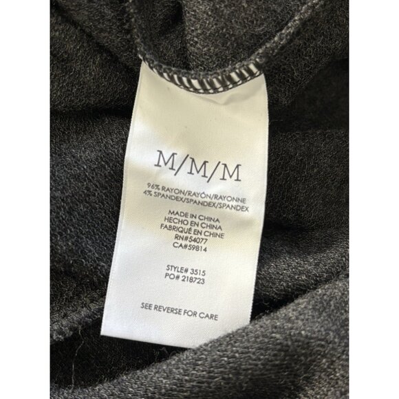 *Cabi 3515 Hoodie Playsuit Jumpsuit Womens Size M Dark Gray Jogger Casual Pant - Picture 4 of 5